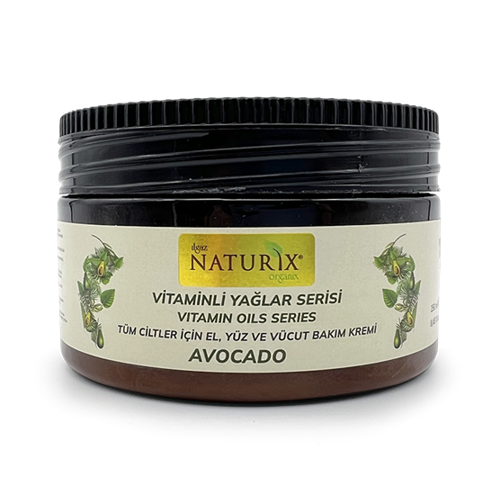 Naturix El-Yüz-Vücut Krem / Vitaminli Yağlar Serisi Avokado - 250ml
