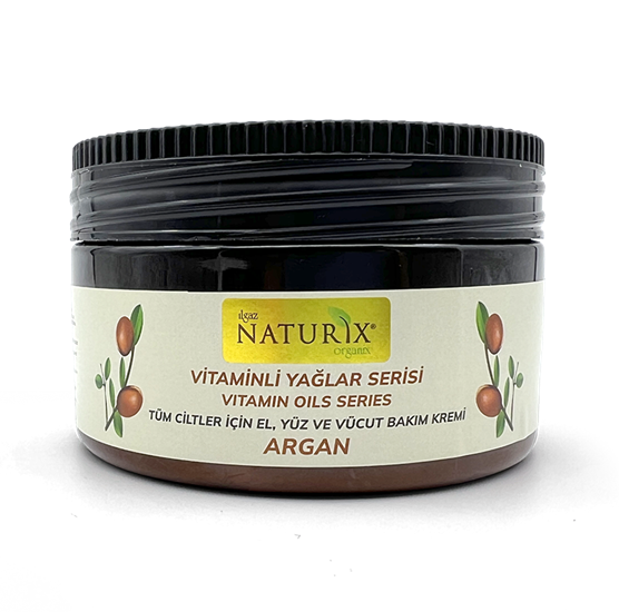 Naturix El-Yüz-Vücut Krem / Vitaminli Yağlar Serisi Argan - 250ml