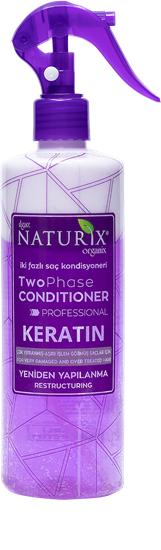 Naturix - İki Fazlı Saç Kondisyoneri - Keratin / Yeniden Yapılandırma - 400ml