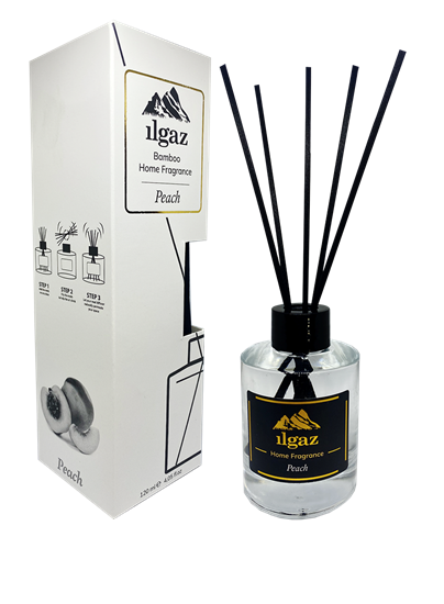 Ilgaz Home Fragrance - Şeftali / Bambu Çubuklu Oda Parfümü - 120ml