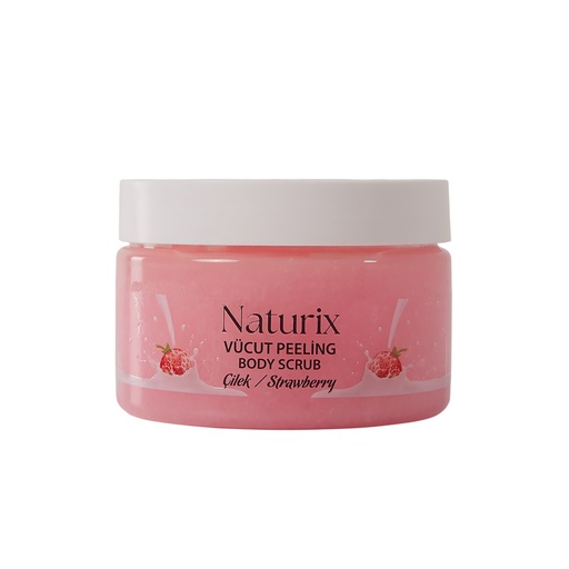 Naturix Strawberry Body Scrub – Deep Exfoliation & Smooth Skin 250ml