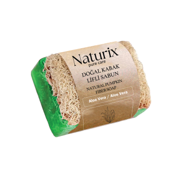 NATURİX KABAK LİFLİ SABUN- ALOEVERA
