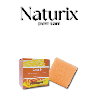 NATURİX BALLI SÜTLÜ SABUN  KUTULU SABUN 125 GR