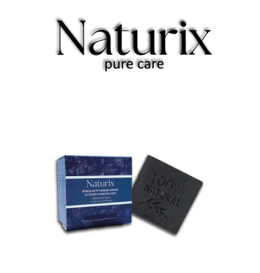 NATURİX KÖMÜR AKTİF KARBON SABUN  KUTULU SABUN 125 GR